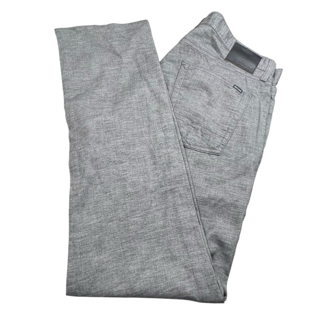 Agave Mens 36X33 Pragmatist Classic Straight Leg Gray Pants Made In USA